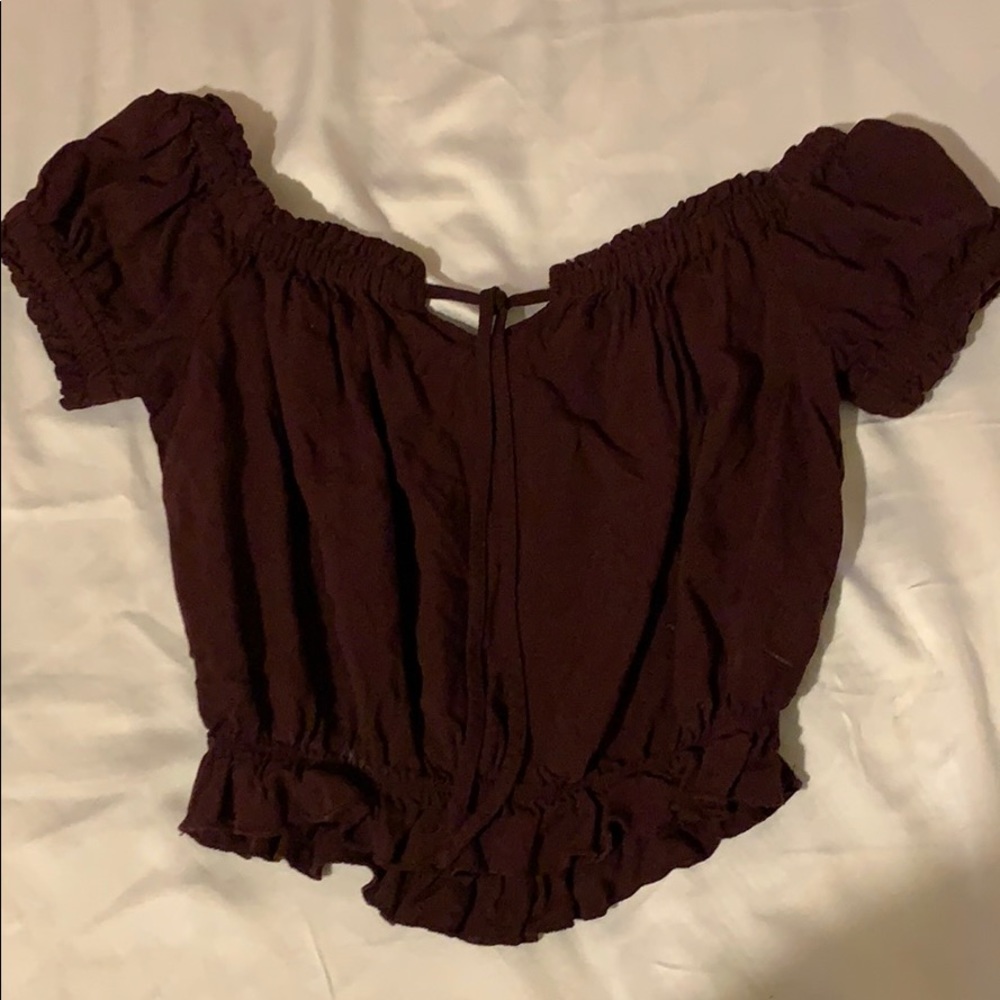 Forever 21 cropped off the shoulder